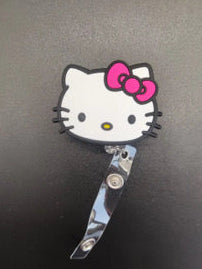 Pink Hello Kitty Badge Reel